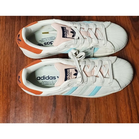 New Unisex Adidas SUPERSTAR Corduroy Shoes/Sneakers S42849 Size Men 6.5 Wmn 7.5 main image 7